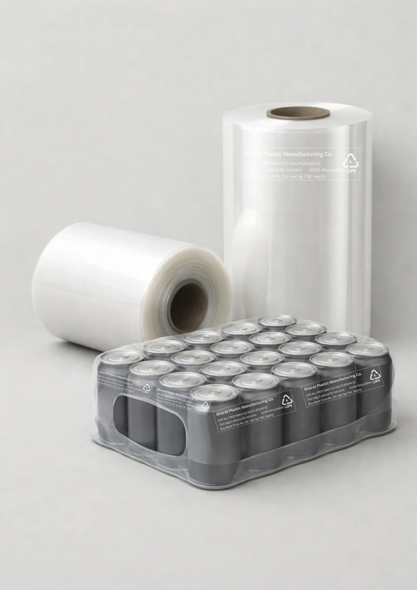 Shrink Film Rolls — POF Heat Shrink Film Manufacturer B2B Bulk Supply Maharashtra